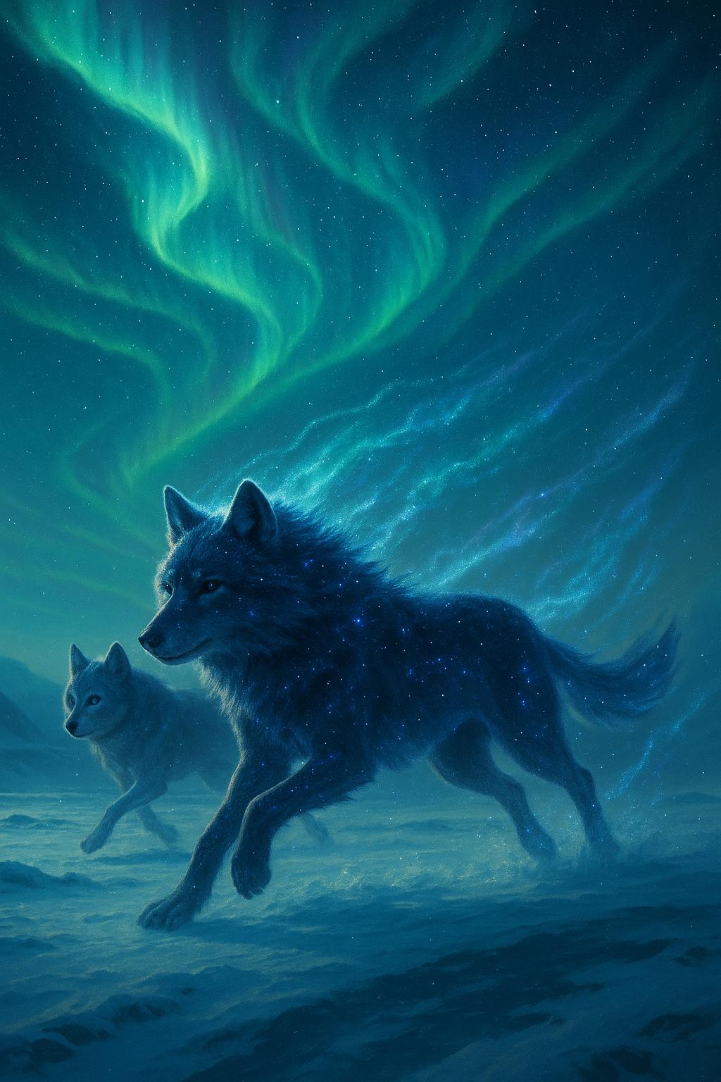 Fomdno Diamond Painting Kit Aurora Per Adulti - 40x70 Cm, 5D Fai Da Te, Tela Premium Con Simboli Chiari, 30% Diamanti In Più