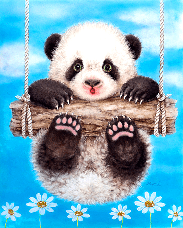 Baby Panda Swing