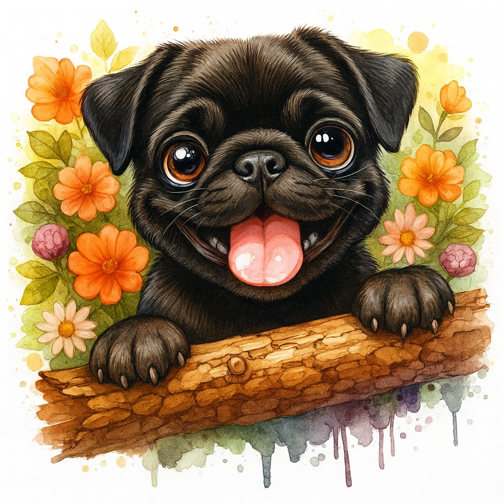 Baby Pug Joy