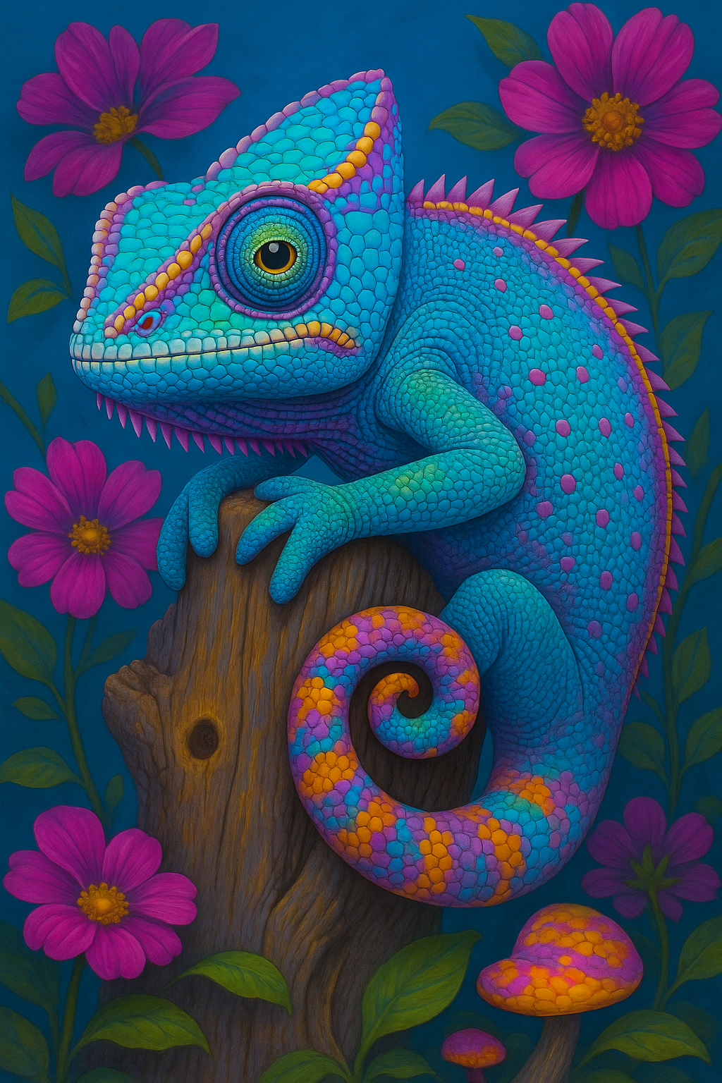 Blue Chameleon