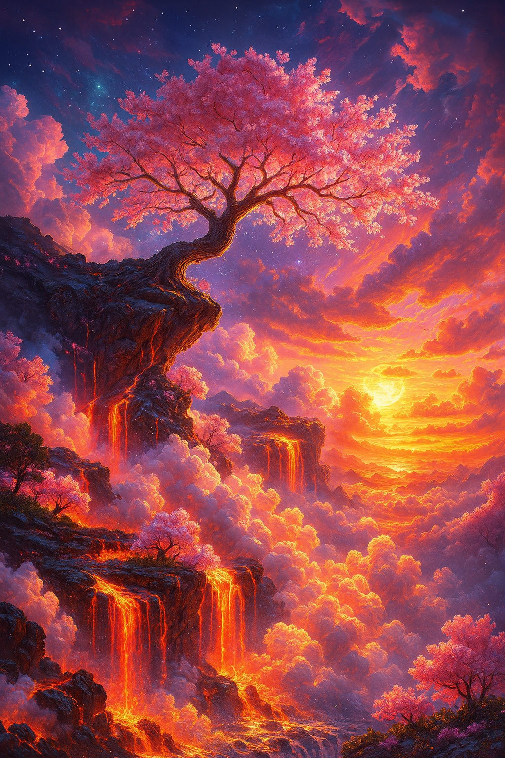 Cherry Blossom Volcano