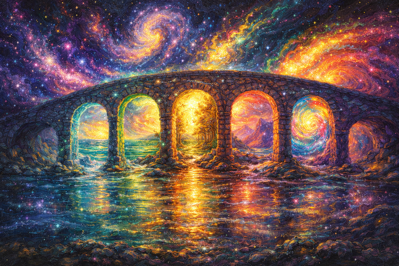 Cosmic Bridge of Realities