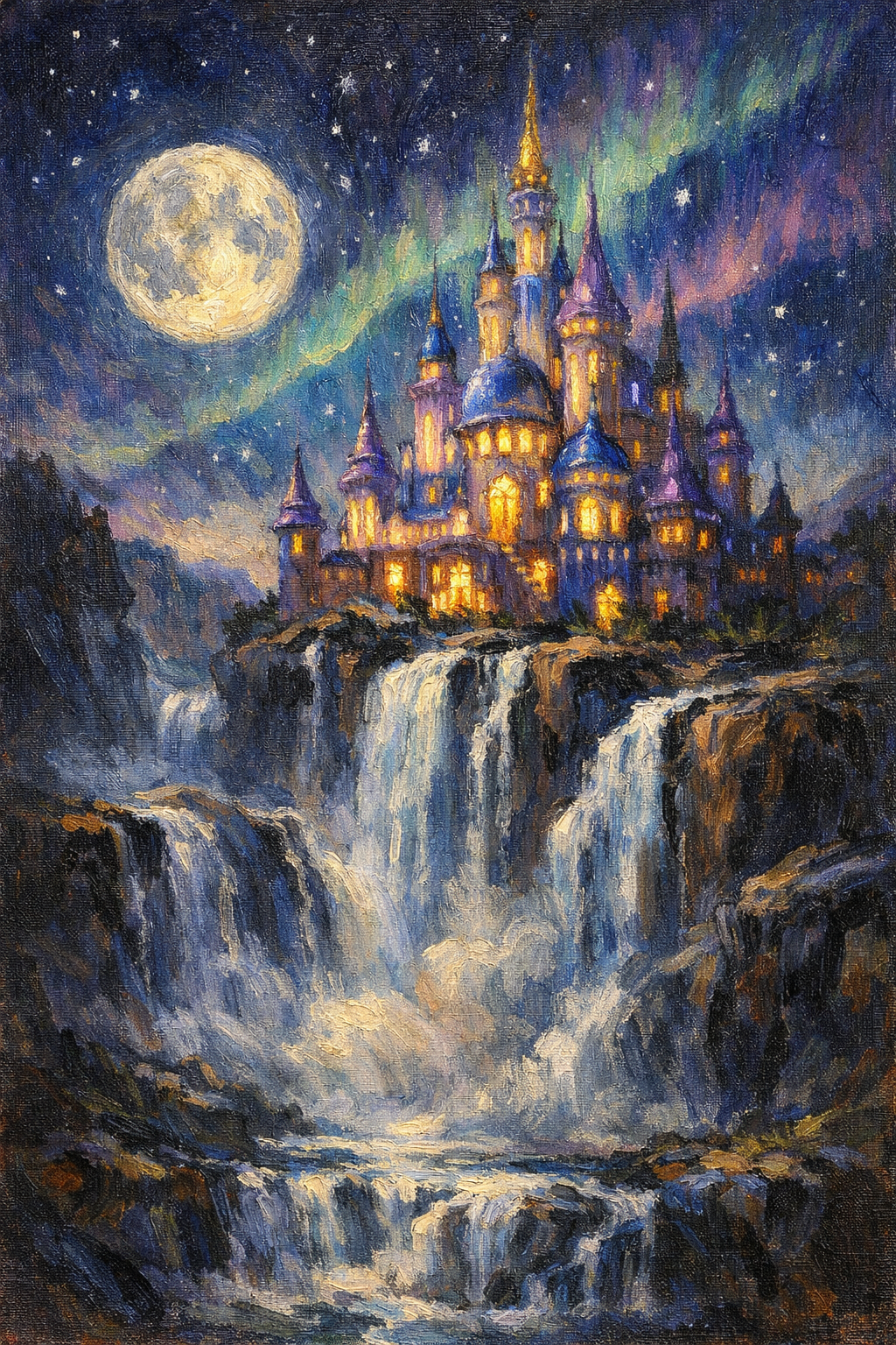 Enchanted Waterfall Castle