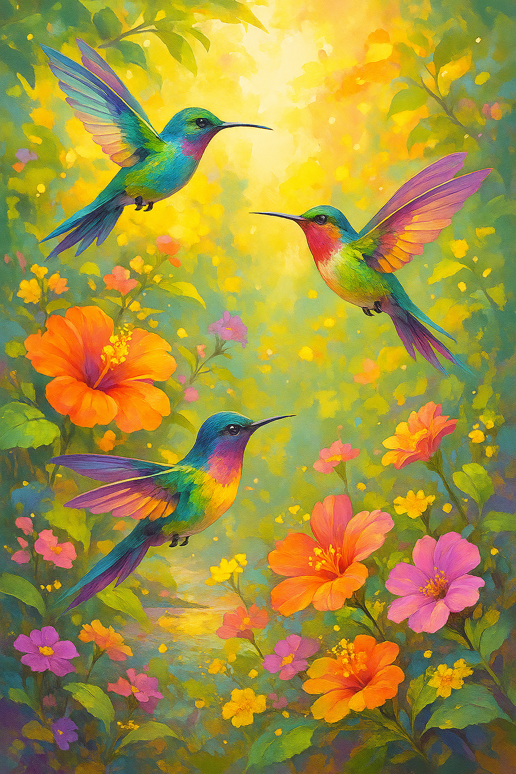 Garden of Hummingbirds