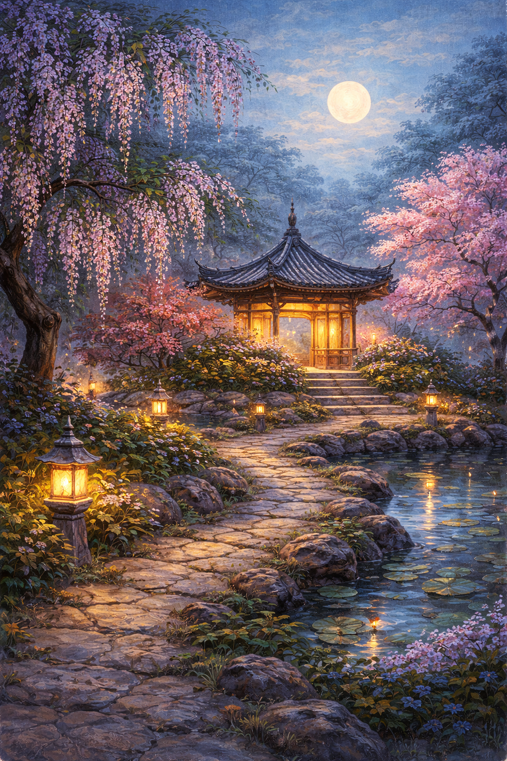 Path to the Moon Pavilion