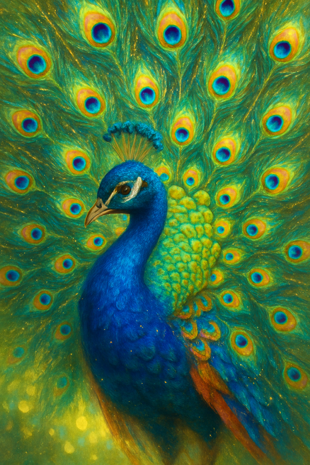 A Peacock Portrait