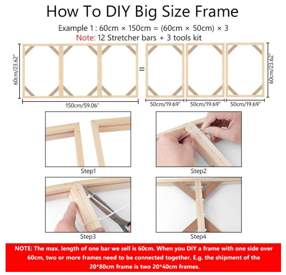 Diamond Painting DIY Wood Frame