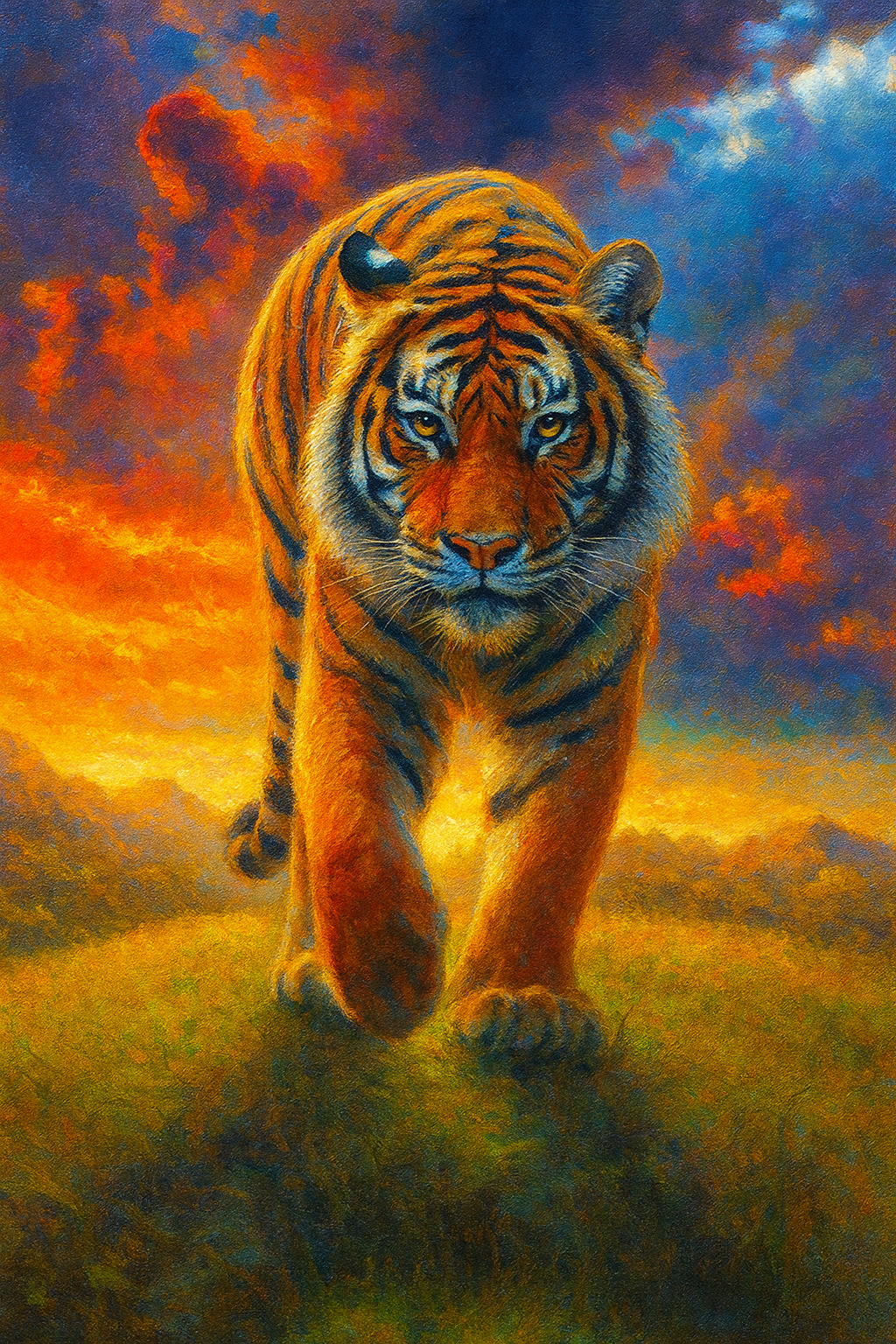 Tiger Sunset