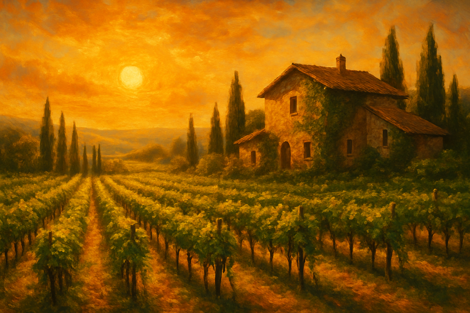 Evening in Tuscany