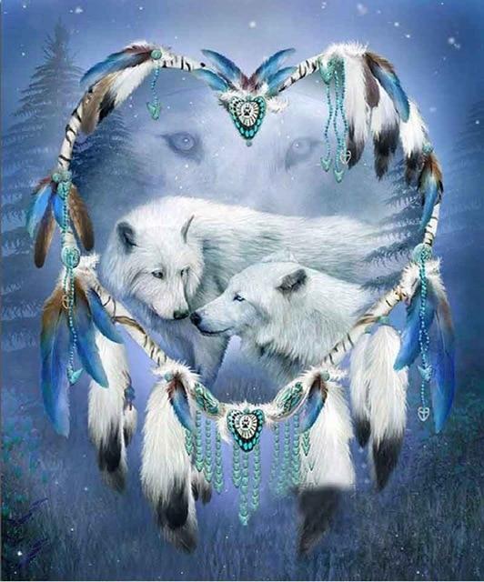 White Wolf Dreamcatcher