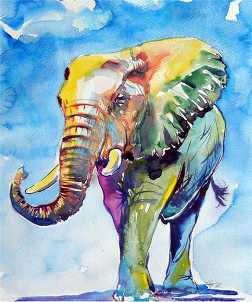 Watercolor Elephant