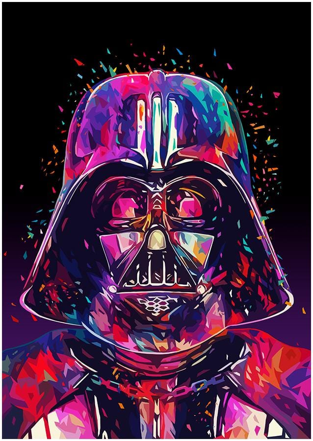 Darth Vader Color Splash