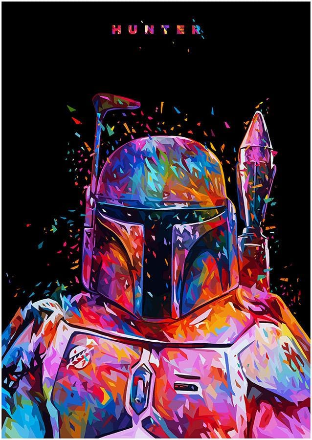 Boba Fett Color Splash