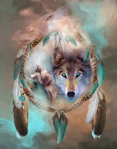 Dreamcatcher Wolf