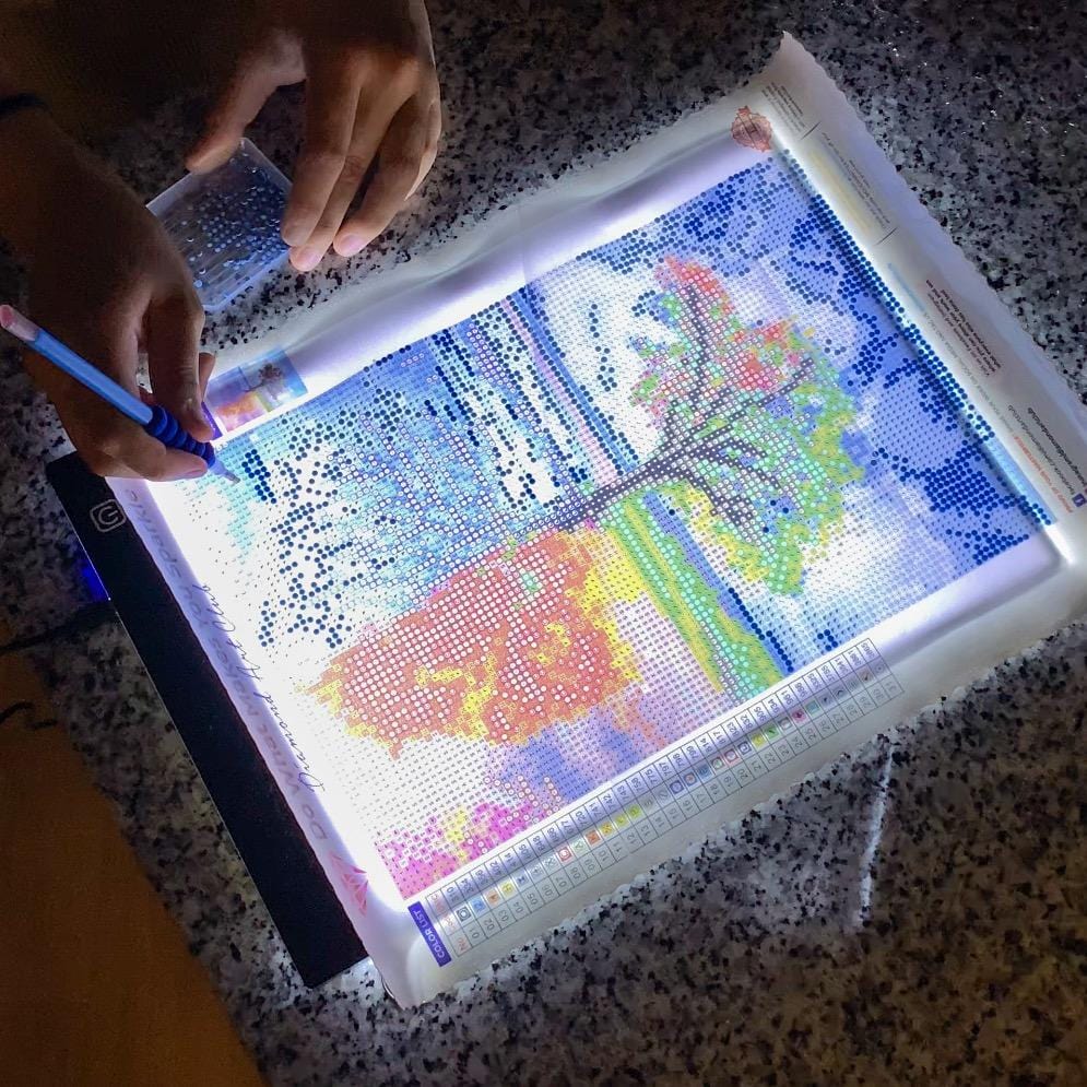 LED Diamond Painting Light Pad (Dimmable)