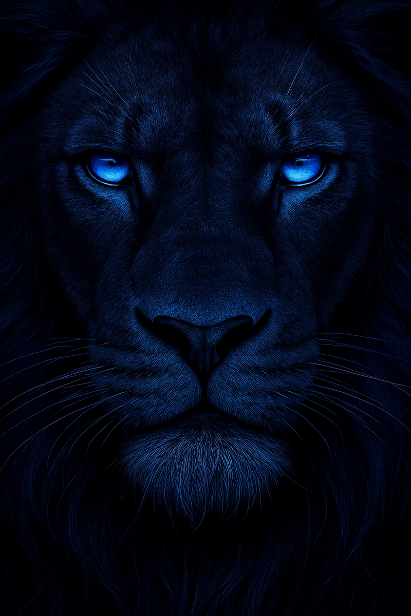 Lion's Glare - Full Canvas 5D Diamond Painting Kit