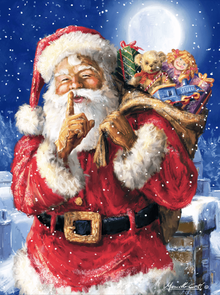 Santa with Presents