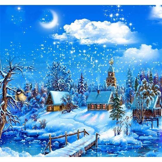 Snowy Christmas Village