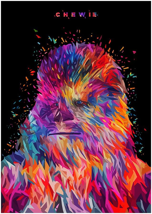 Chewbacca Color Splash