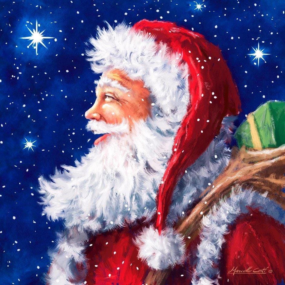 Laughing Santa