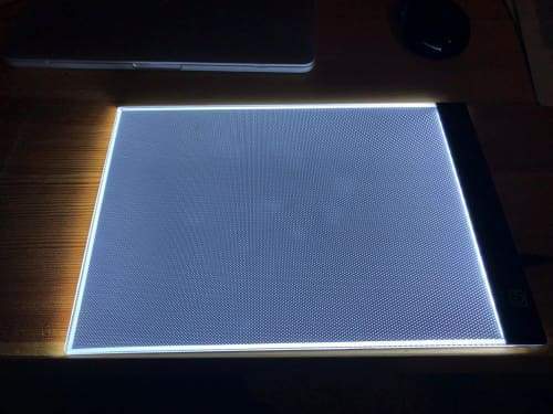 LED Diamond Painting Light Pad (Dimmable)
