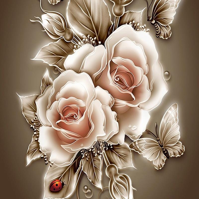 Flowing Fluorescent Flowers
