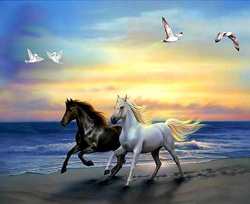 Running Horses